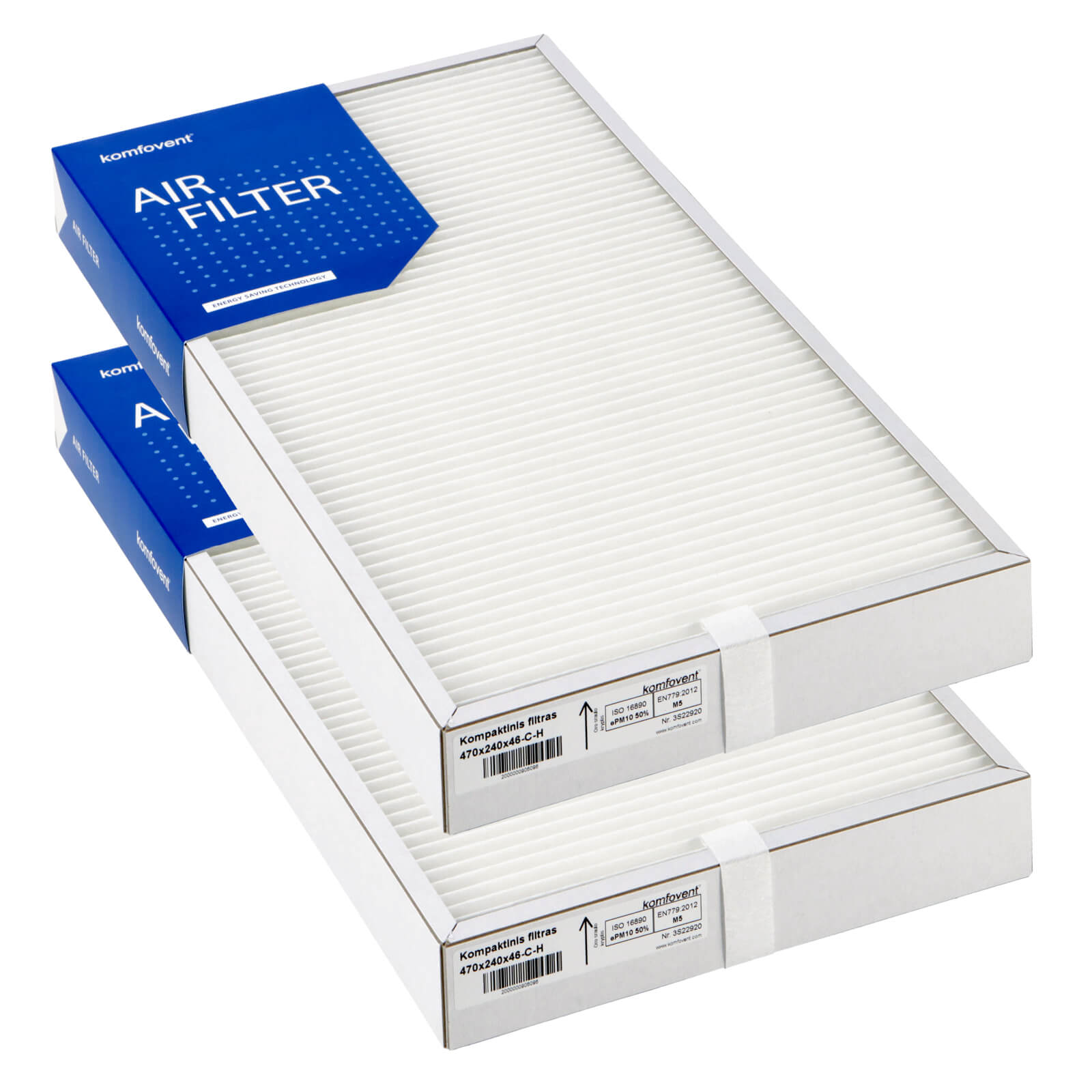 Komfovent Domekt R 450 V C6 filter set M5+M5 (original)