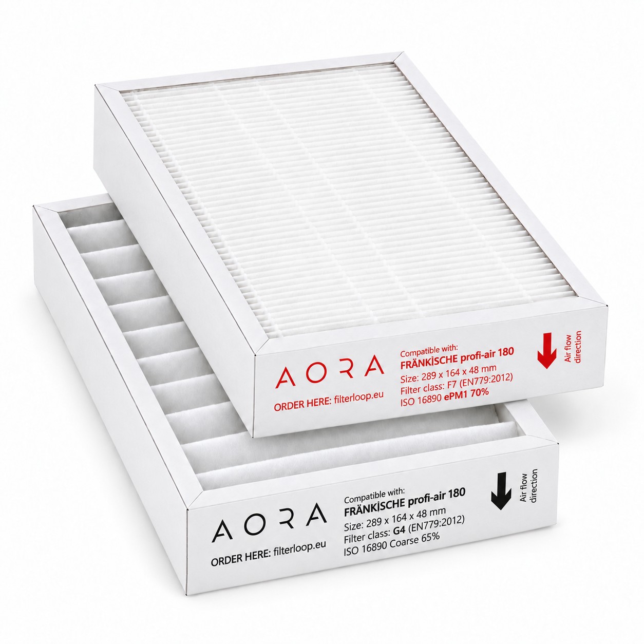 FRÄNKISCHE profi-air 180 sensor filter set G4+F7 (house brand) 289x164x48