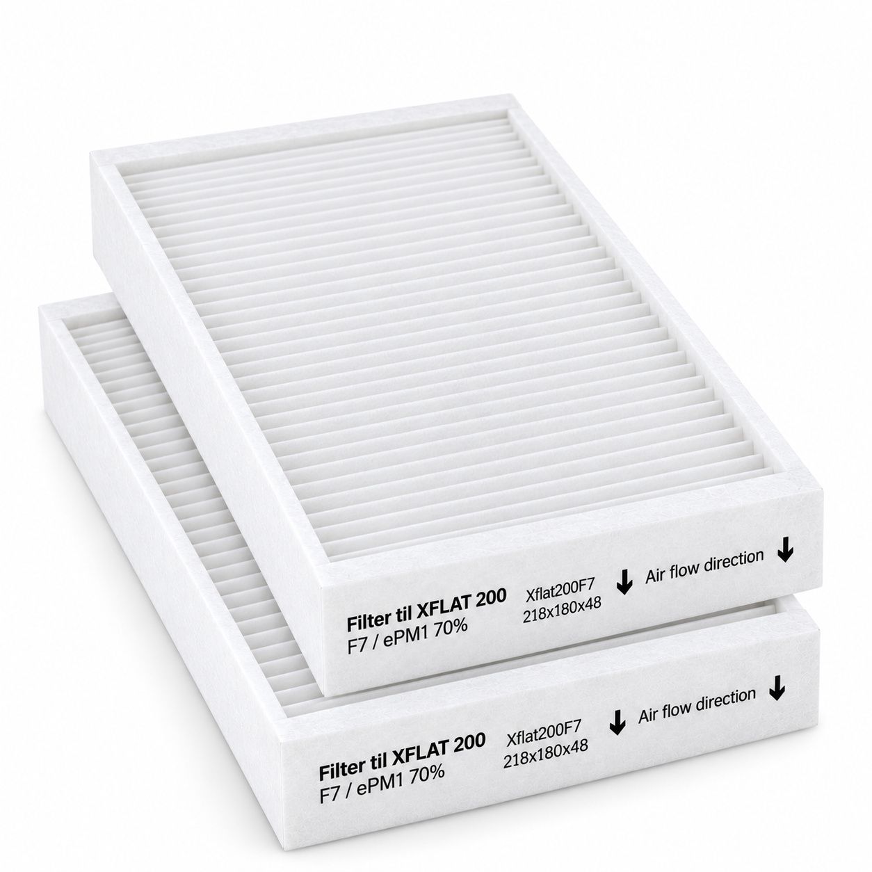 Xvent XFLAT 200 filter set F7+F7 (original) 218x180x48
