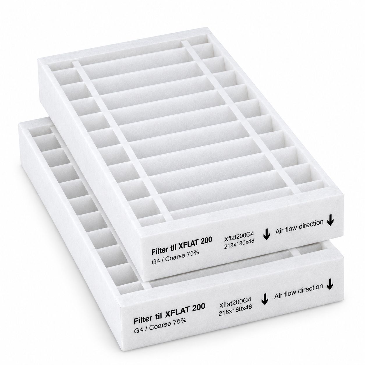 Xvent XFLAT 200 filter set G4+G4 (original) 218x180x48