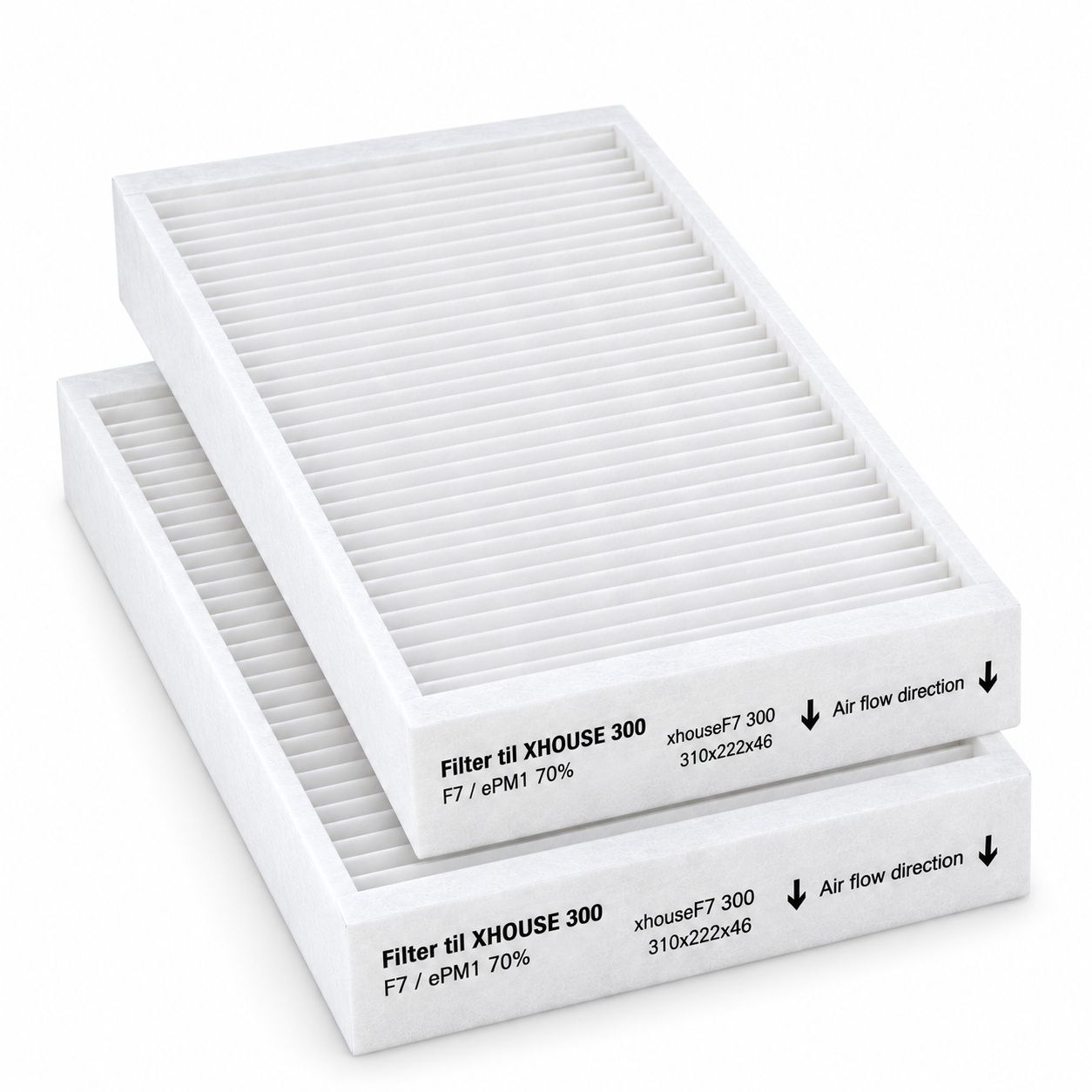 Xvent XHOUSE 300 filter set F7+F7 (original) 310x222x46